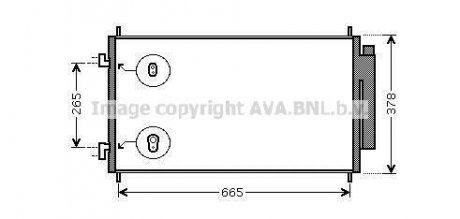 Конденсатор кондиционера HONDA CR-V (RE) (06-) COOLING AVA HD5214D