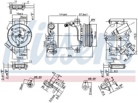 Компрессор кондиционера NISSENS 890215