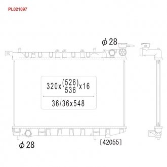 Радіатор KOYORAD PL021097
