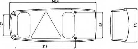 Задний фонарь HELLA 2VA 007 502-021 (фото 1)