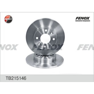 Диск тормозов. Logan Renault 1.4,1.5 без АБС TB 215146 FENOX TB215146