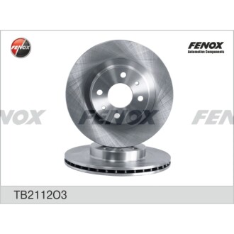 Диск гальмів. 2112 ВАЗ Optimal ТВ 2112 03 FENOX TB2112O3