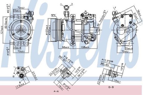 Компрессор кондиционера NISSENS 890077