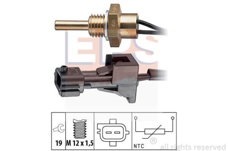Датчик температури охолоджувальної рідини EPS 1.830.245