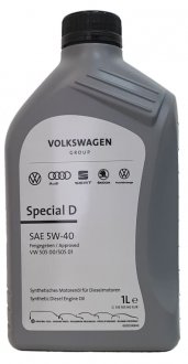 Моторное масло 5W-40 VW 1л VAG G052505M2