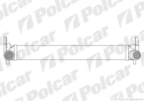 Радіатори повітря (Інтеркулери) POLCAR 6732J81X
