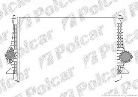 Радіатори повітря (Інтеркулери) POLCAR 9551J81X