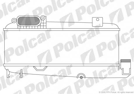 Радіатори повітря (Інтеркулери) POLCAR 5707J81X