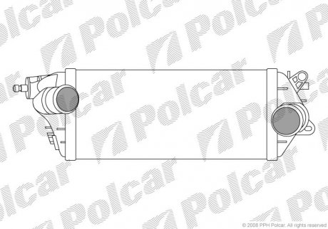 Радіатори повітря (Інтеркулери) POLCAR 5101J82X (фото 1)