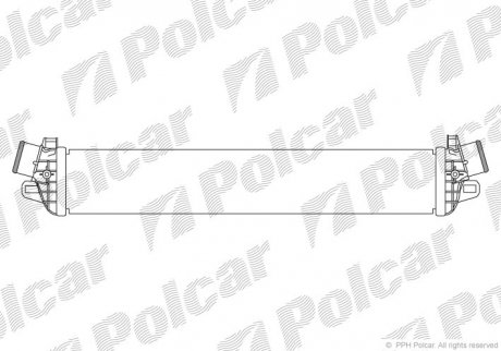 Радіатори повітря (Інтеркулери) POLCAR 1421J84X