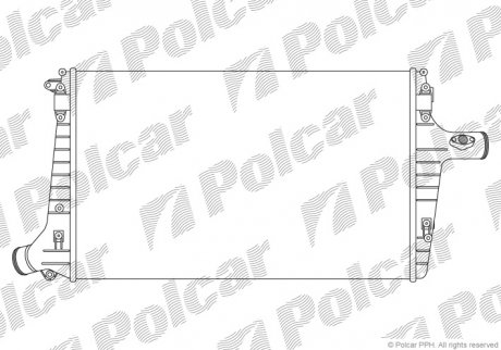 Радіатори повітря (Інтеркулери) POLCAR 1327J8-1