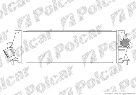 Радіатори повітря (Інтеркулери) POLCAR 6027J8-1