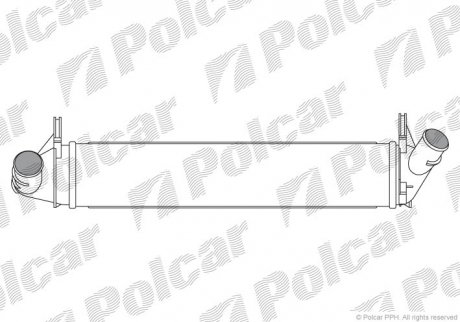 Радіатори повітря (Інтеркулери) POLCAR 2801J8-1