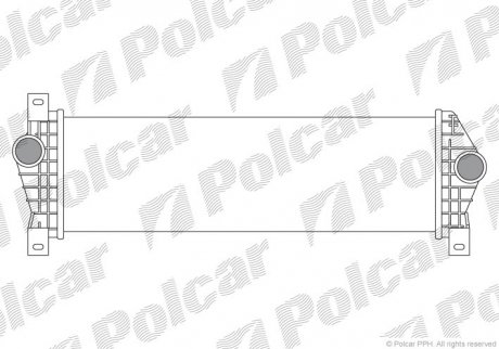 Радіатори повітря (Інтеркулери) POLCAR 7110J8-1