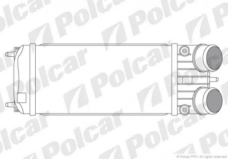 Радиаторы воздуха (Интеркулеры) POLCAR 5724J8-2 (фото 1)