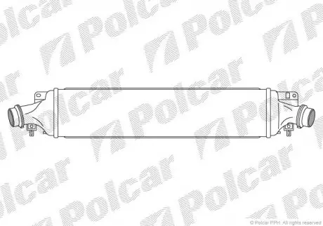 Радиаторы воздуха (Интеркулеры) POLCAR 5558J8-3