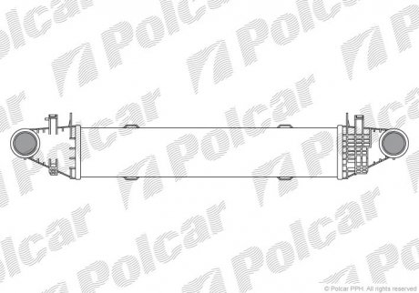 Радіатори повітря (Інтеркулери) POLCAR 5070J8-3 (фото 1)