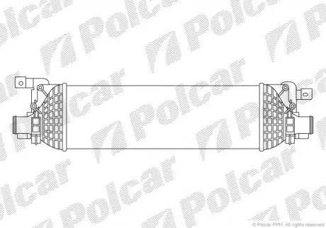 Радіатори повітря (Інтеркулери) POLCAR 3212J8-1