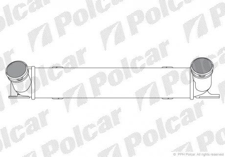 Радіатори повітря (Інтеркулери) POLCAR 2001J8-1 (фото 1)