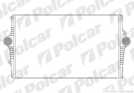 Радіатори повітря (Інтеркулери) POLCAR 9080J8-1 (фото 1)