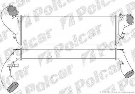 Радиаторы воздуха (Интеркулеры) POLCAR 6033J81X (фото 1)