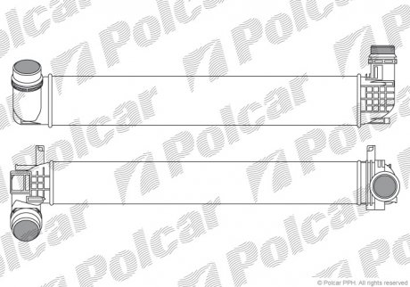 Радіатори повітря (Інтеркулери) POLCAR 6014J81X (фото 1)