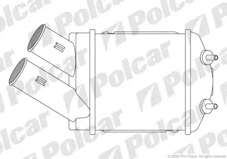 Радіатори повітря (Інтеркулери) POLCAR 6007J8-1