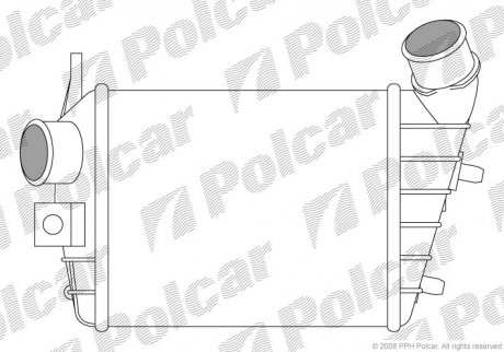 Радиаторы воздуха (Интеркулеры) POLCAR 1408J8-1