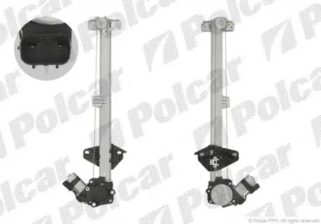 Стеклоподъемник электрический POLCAR 3878PSE2
