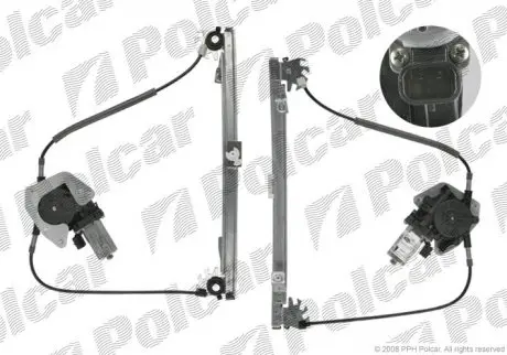 Склопідйомник електричний POLCAR 6007PSE1