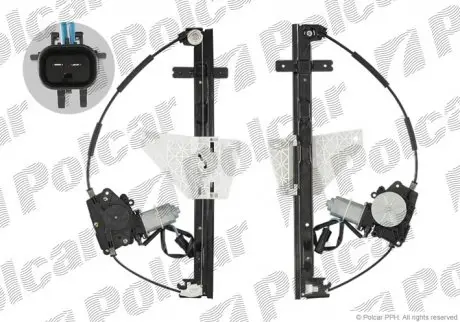 Стеклоподъемник электрический POLCAR 2406PSE3