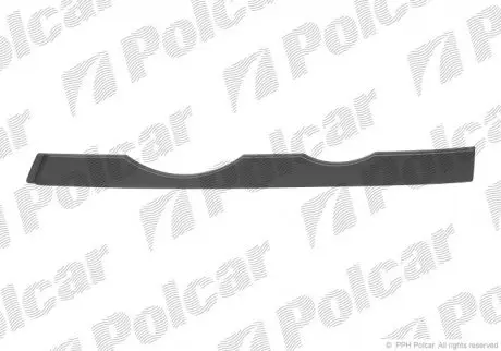 Накладка під фару (війка) POLCAR 205006-1