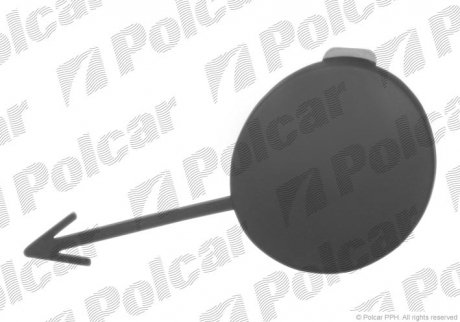 Заглушка крюка буксировки POLCAR 572407-9 (фото 1)