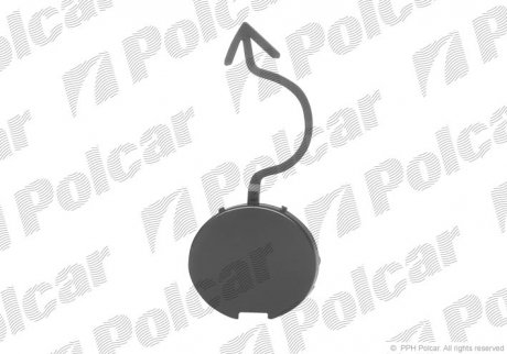 Заглушка крюка буксировки POLCAR 957996-3 (фото 1)