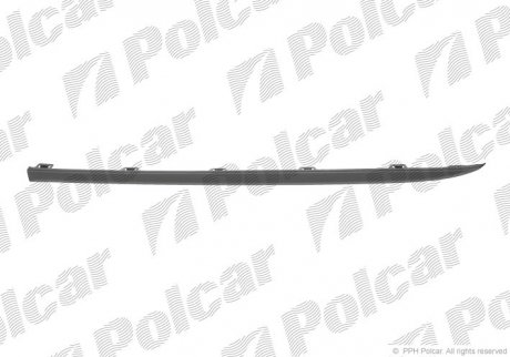 Спойлер бампера переднього POLCAR 504425-1 (фото 1)