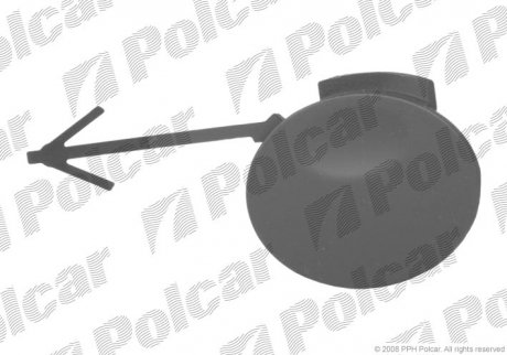 Заглушка крюка буксировки POLCAR 555807-9 (фото 1)