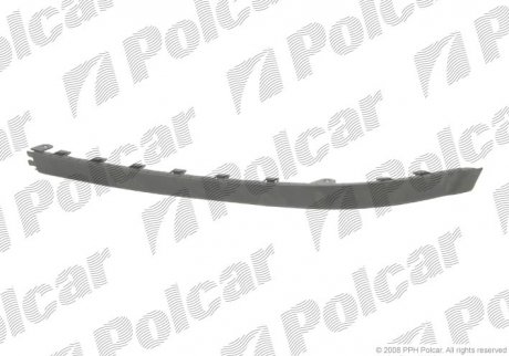 Спойлер бампера переднего POLCAR 555725-1 (фото 1)