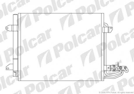 Радіатори кондиціонера POLCAR 9578K8C1S