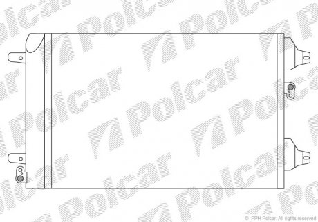 Радіатори кондиціонера POLCAR 9550K8C1S