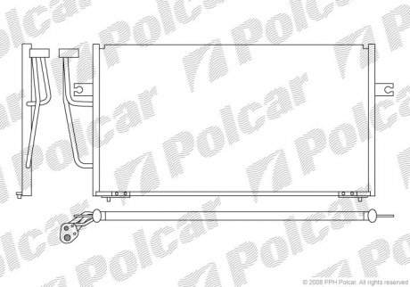 Радиаторы кондиционера POLCAR 9040K8C1S