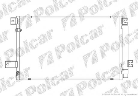 Радіатори кондиціонера POLCAR 8125K8C4S