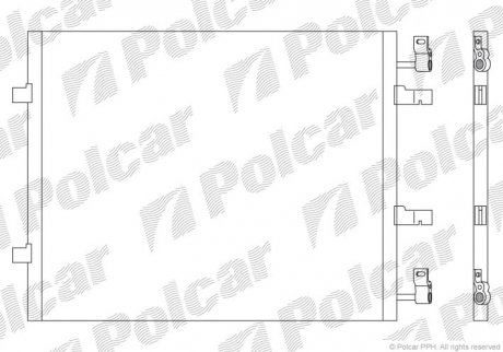 Радіатори кондиціонера POLCAR 6027K8C1S