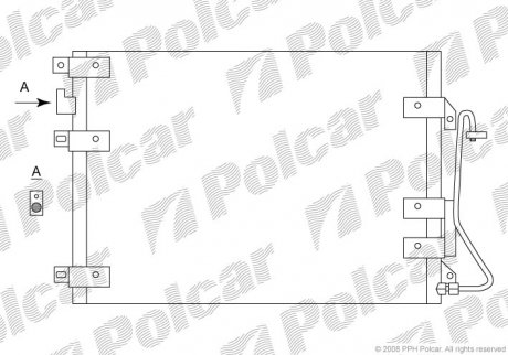 Радиаторы кондиционера POLCAR 6015K8C2S (фото 1)