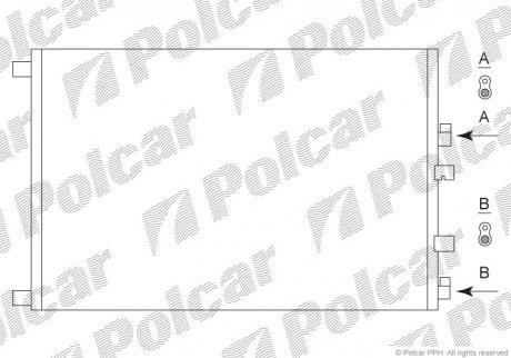 Радіатори кондиціонера POLCAR 6012K8C2S