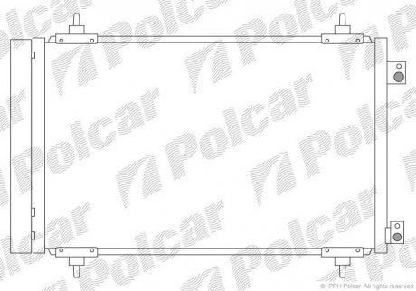 Радіатори кондиціонера POLCAR 5787K8C4S