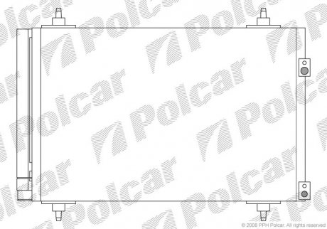 Радіатори кондиціонера POLCAR 5711K8C2S
