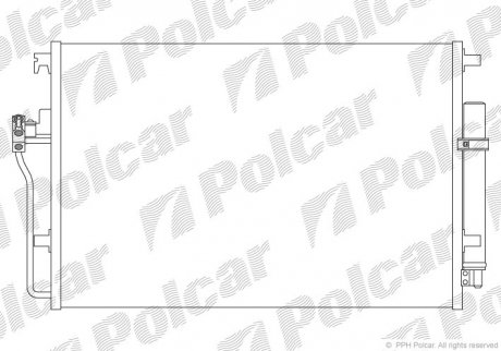 Радиаторы кондиционера POLCAR 5065K8C1S