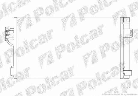 Радиаторы кондиционера POLCAR 5040K8C1S