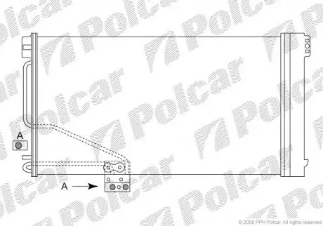 Радіатори кондиціонера POLCAR 5003K8C1S