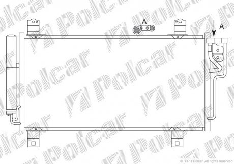 Радіатори кондиціонера POLCAR 4560K8C2S